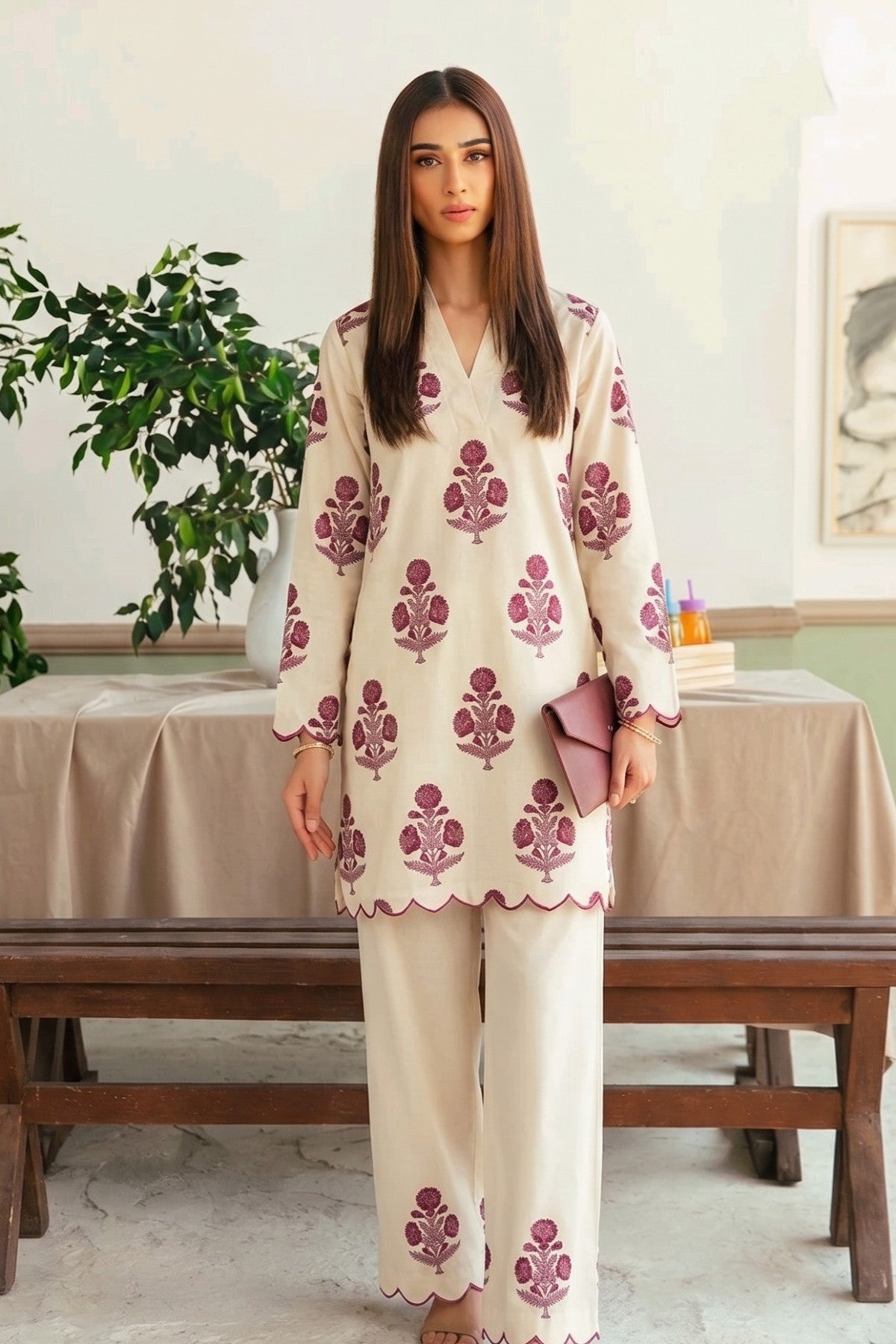 Gulabi Block Print Cotton Co-ord Set