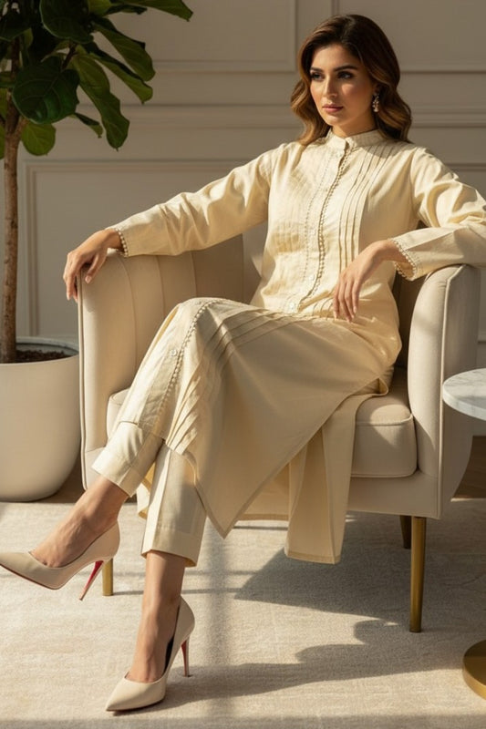 Champagne Cotton Cord Set