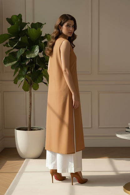 Terracotta Cotton Kurta