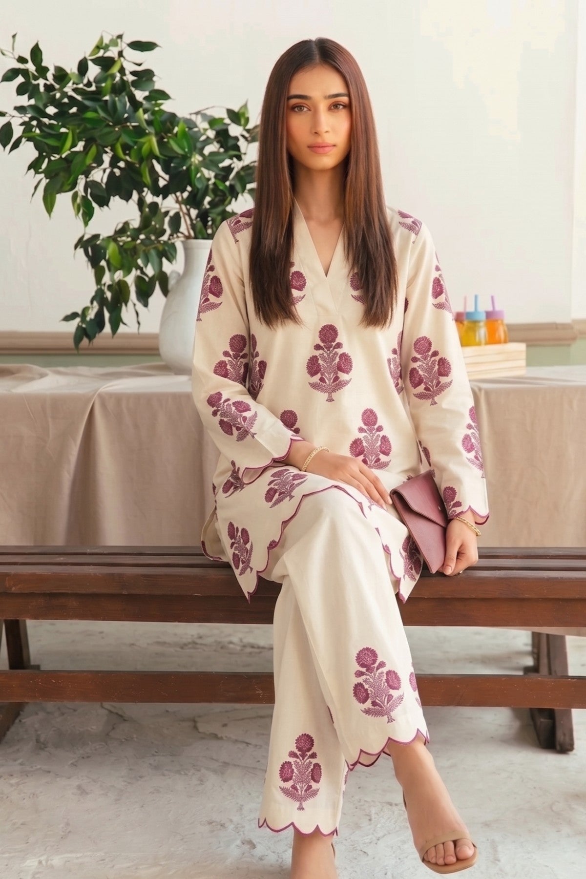 Gulabi Block Print Cotton Co-ord Set