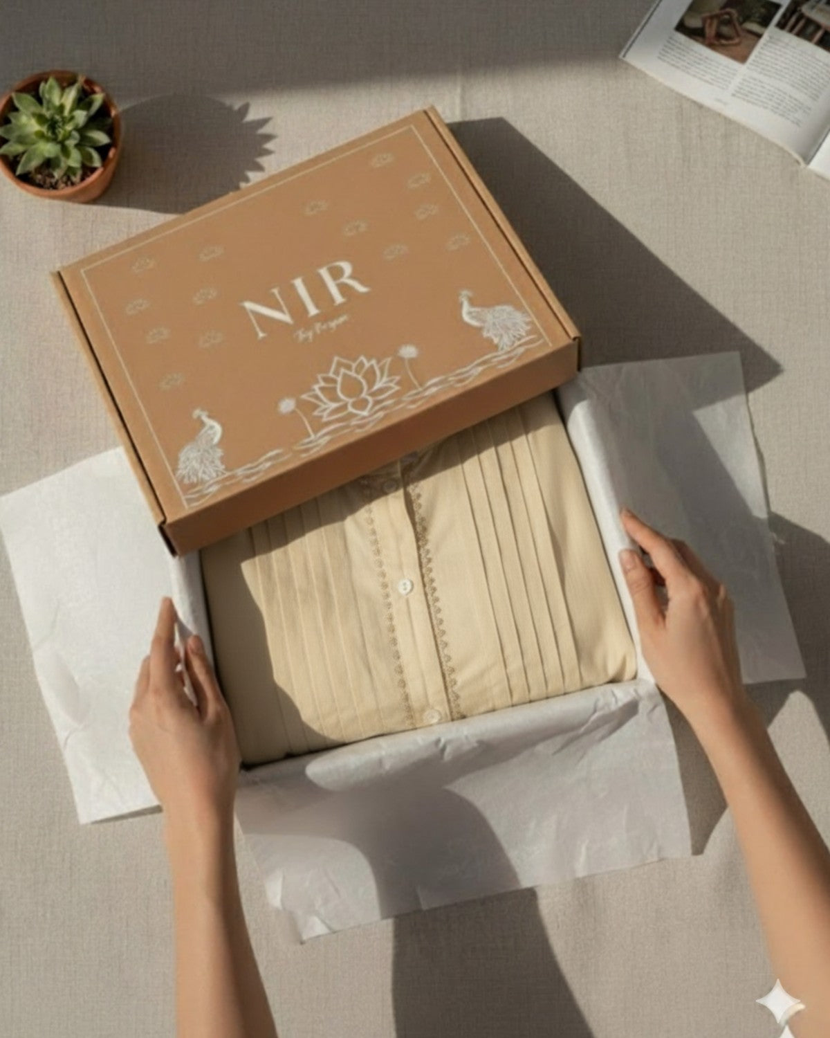 Champagne Cotton Cord Set