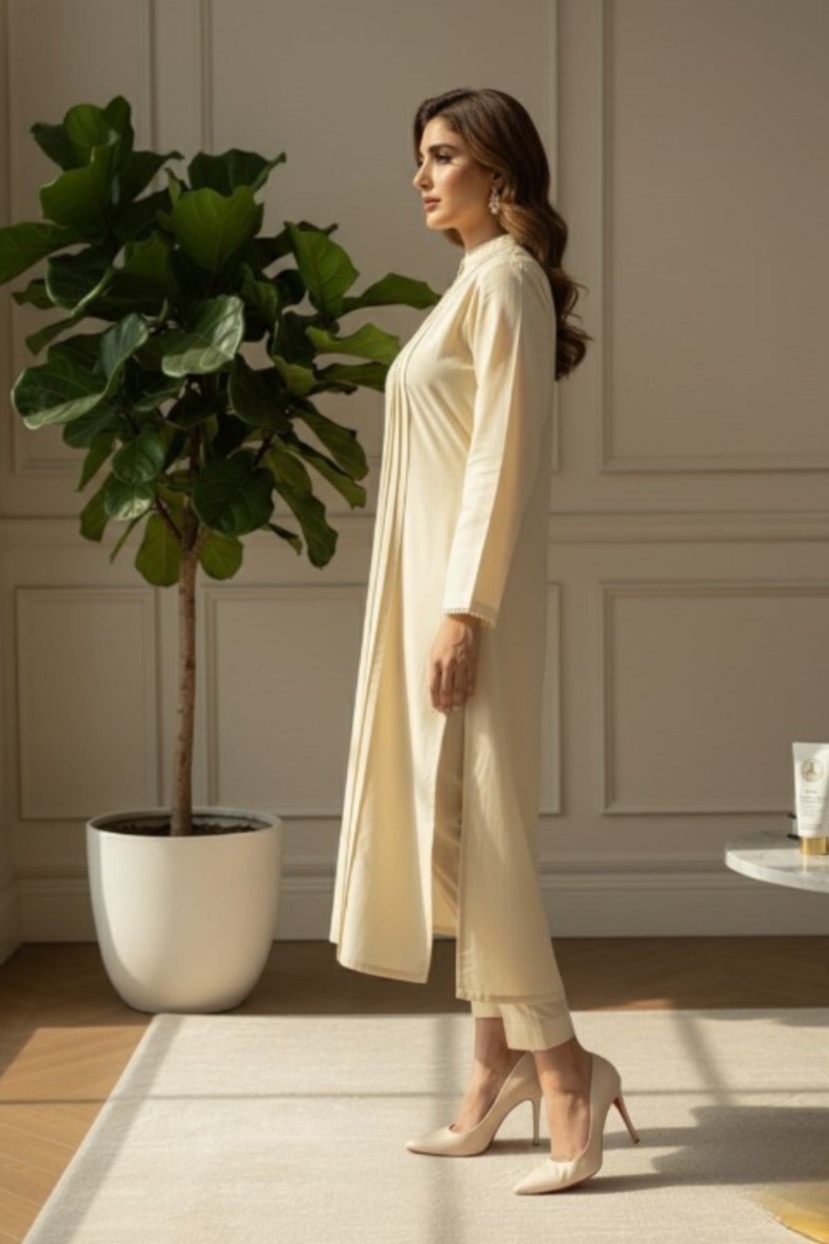 Champagne Cotton Cord Set