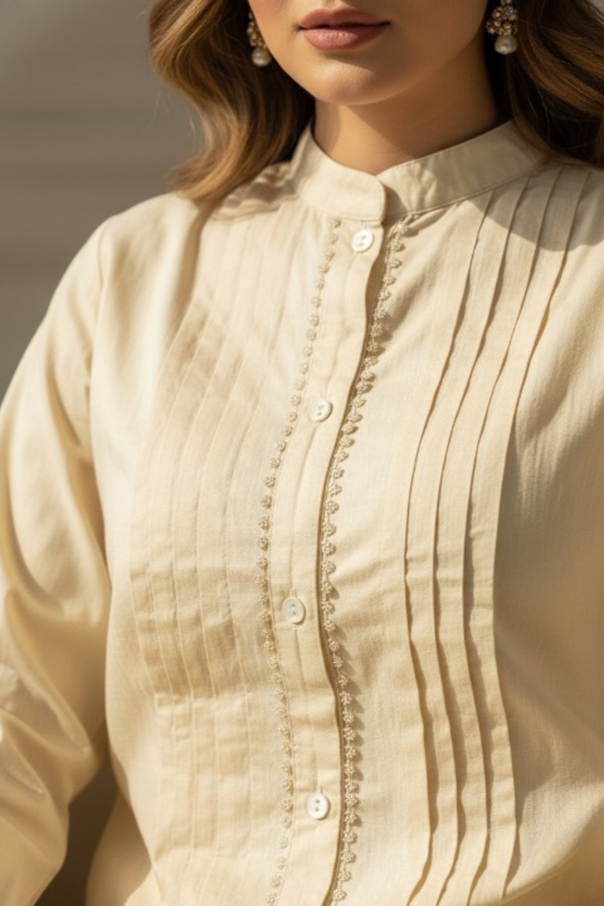 Champagne Cotton Cord Set