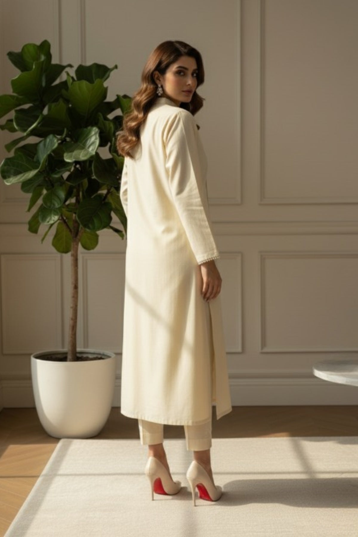 Champagne Cotton Cord Set