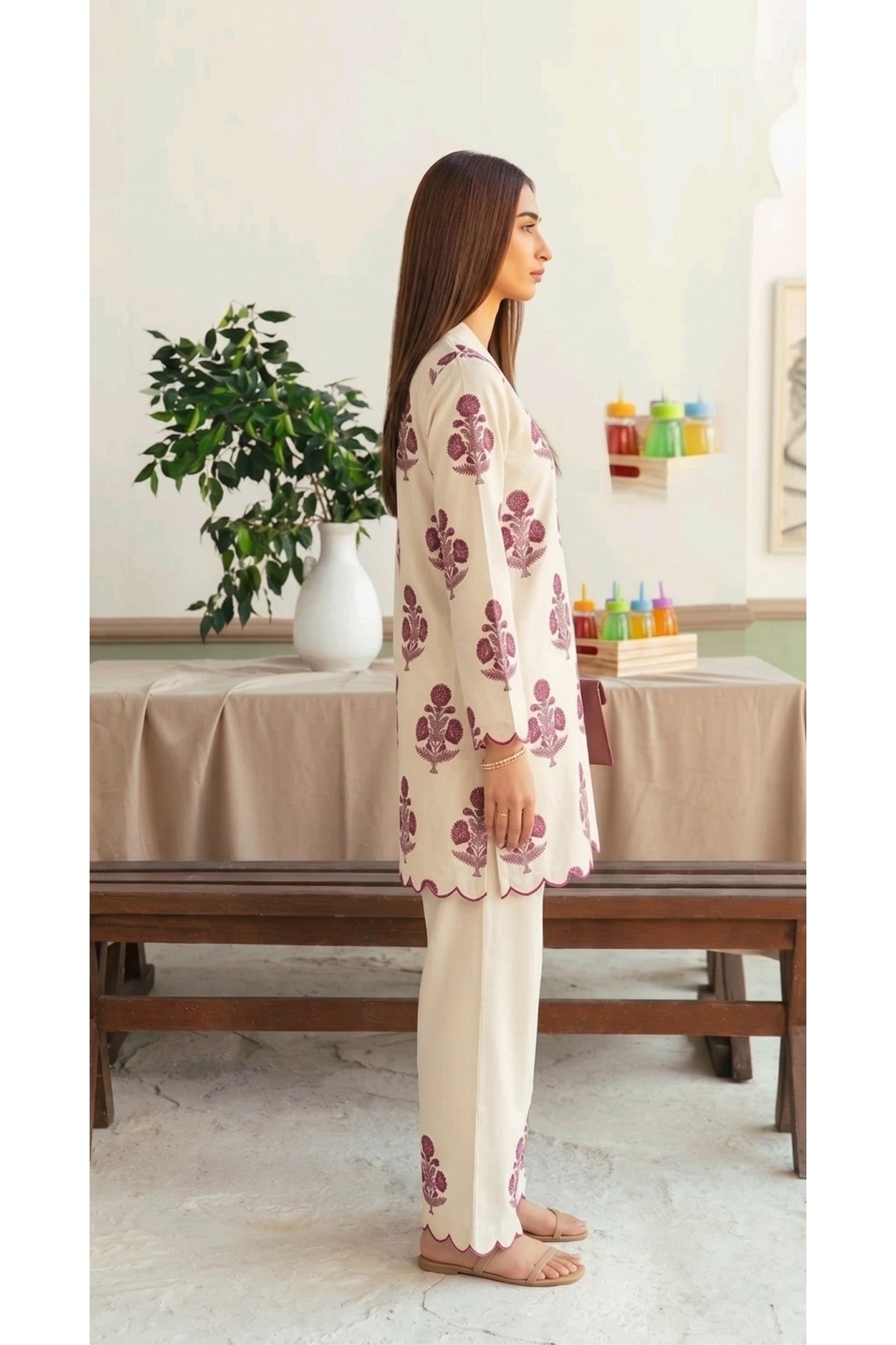 Gulabi Block Print Cotton Co-ord Set