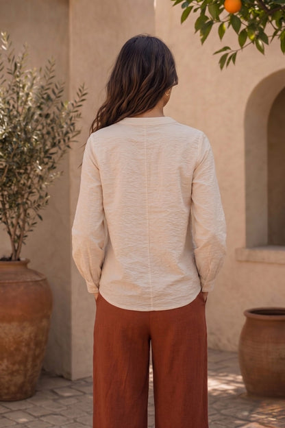 Gerua Embroidered Cotton Kurta Shirt